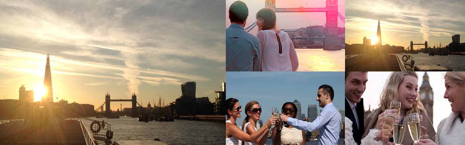 Explore London with the Sundowner Boat Cruise and receive free bottle of champaign and free snacks